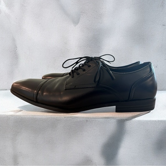 Alfani Men’s Black Oxford Shoe Size 10.5M w/Memory Foam - Excellent Condition - Picture 1 of 10